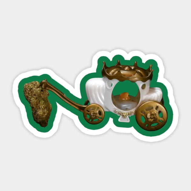 Carriage - Weed Design Sticker by MrGreenGenes420